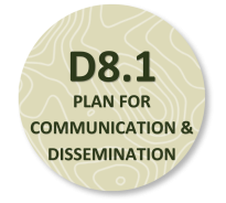 Icon for deliverable D8.1 - Communication and Dissemination plan. 