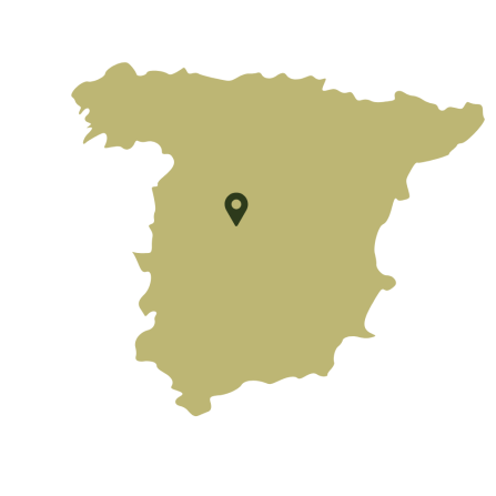 A map of Spain showing the location of the case study area.