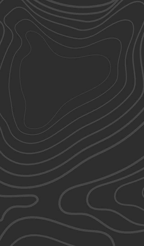 Banner with Outlines of a topographical map