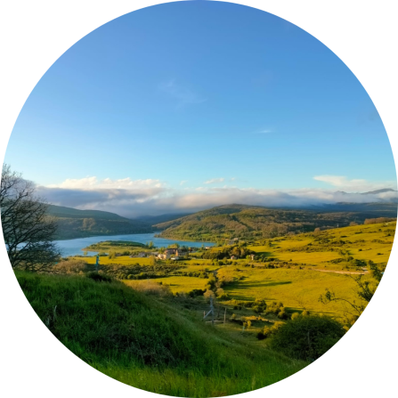Landscape of Montaña Palentina study area within the Cantabrian Mountains, an emblematic mountain grazing area that supports pastoral livestock systems and rich biodiversity.