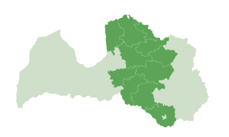 A map showing the study area. 