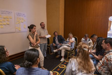 Working group at the sixth Dinaric-Balkan-Pindos Platform conference. 