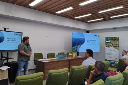 Presentation of the CoCo project at the event "biodiversity and agriculture" in Romania.