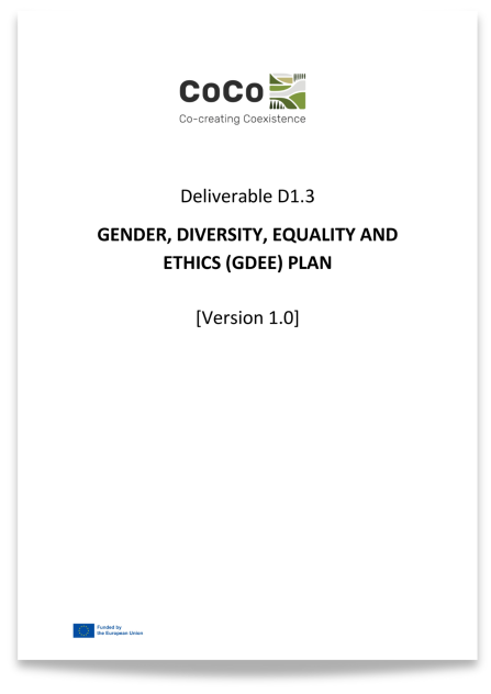 Image poster of Deliverable D1.3 - GDEE plan.